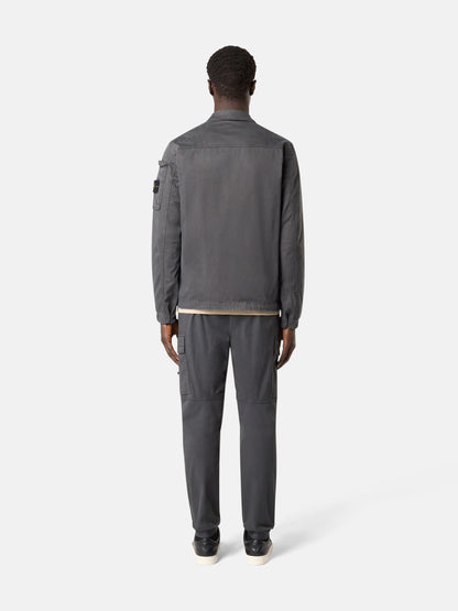 1200003 ORGANIC STRETCH BROKEN TWILL COTTON 'OLD' EFFECT