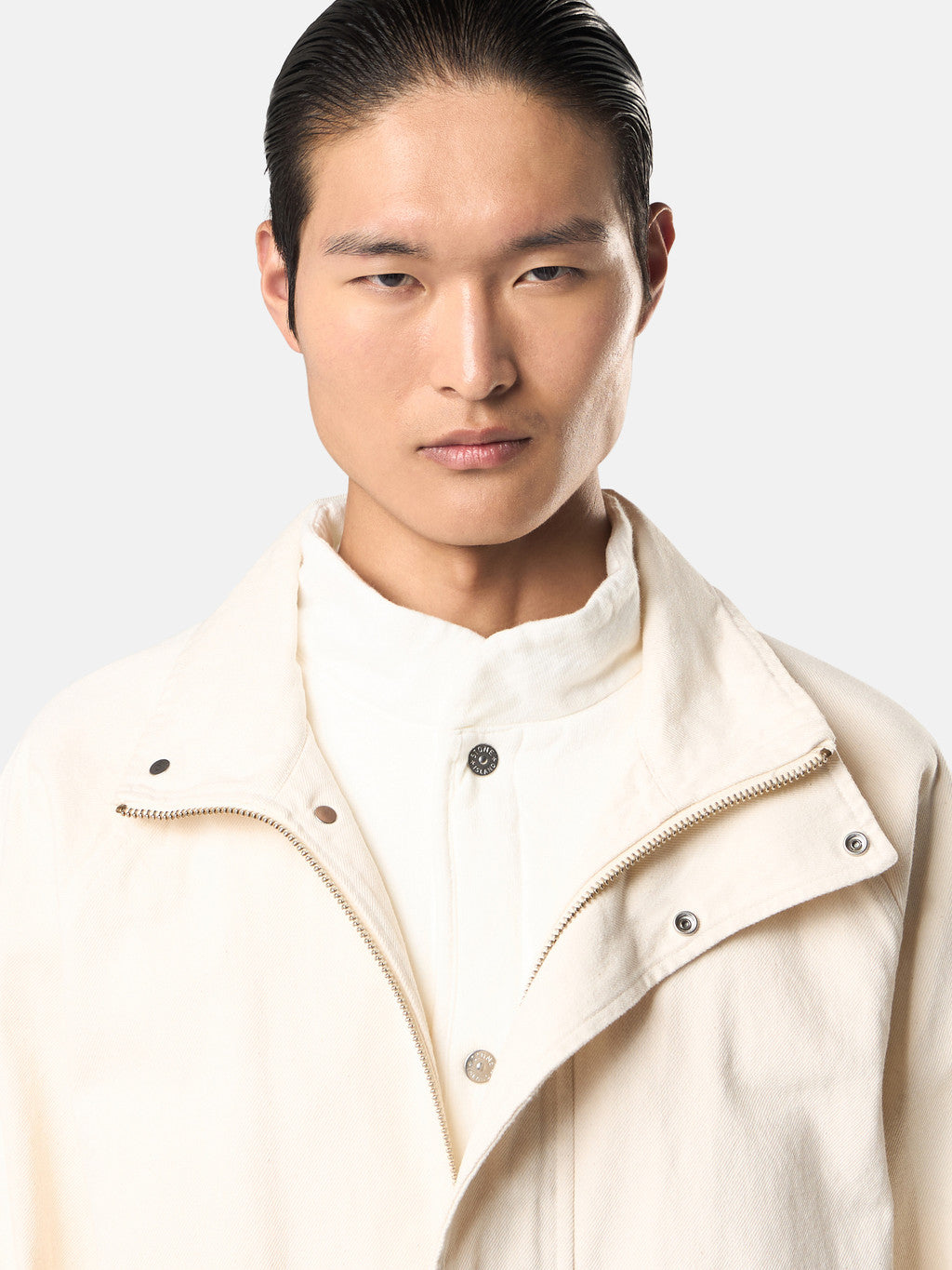 4100002 NATURAL COTTON GABARDINE_STONE ISLAND RAW BEAUTY