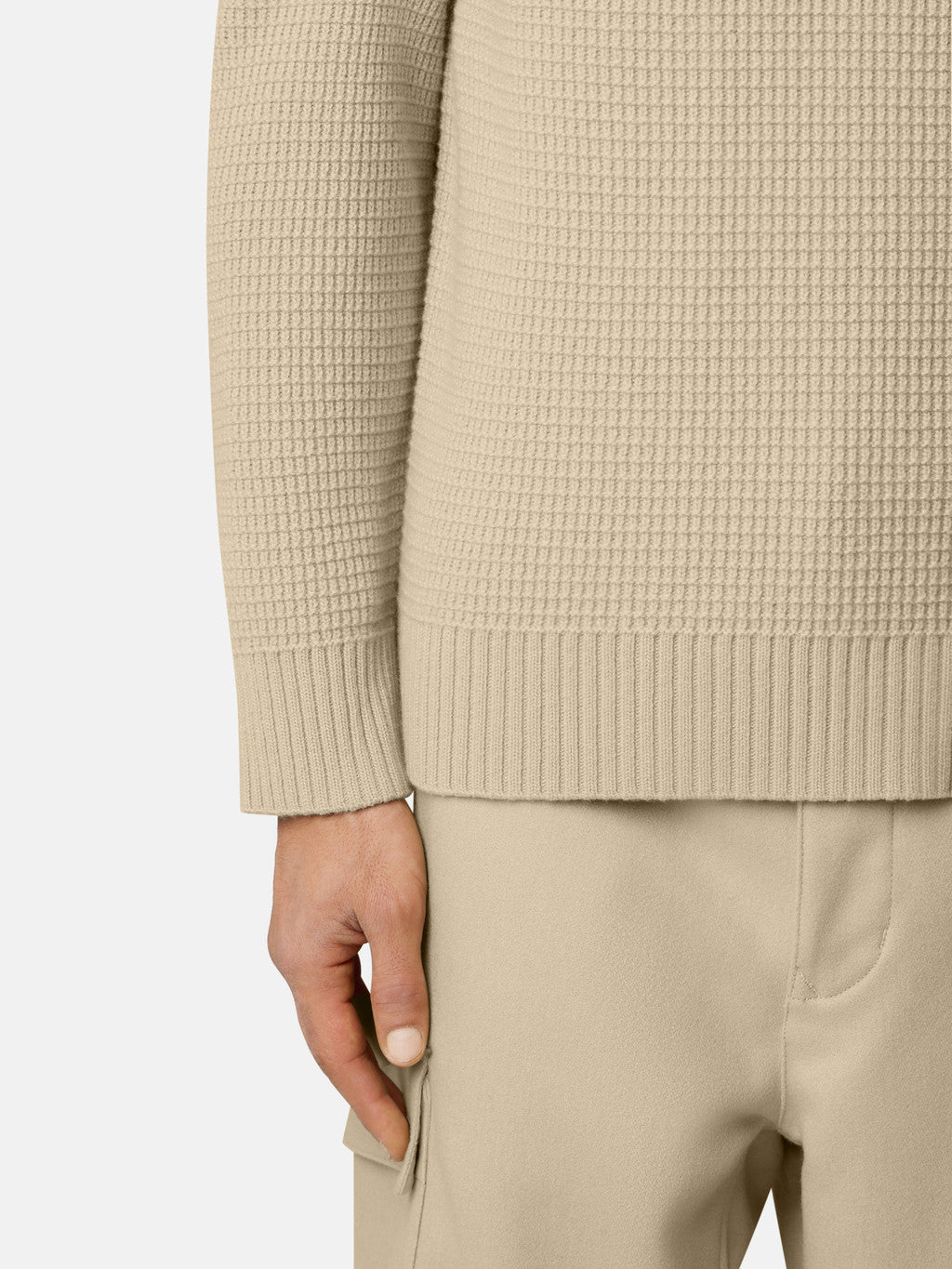 5100082 RWS GEELONG WOOL_STONE ISLAND GHOST