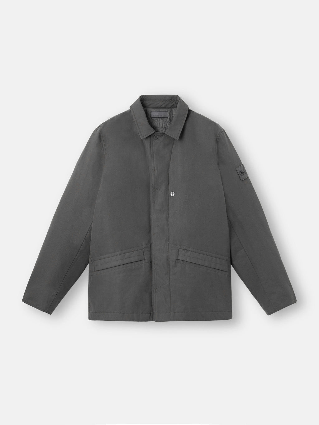 A100001 WEATHERPROOF COTTON CANVAS_STONE ISLAND GHOST