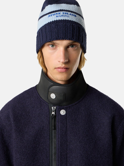 Q100020 FELTED WOOL POLYESTER_STONE ISLAND MARINA
